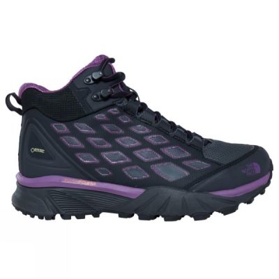 Botas The North Face Endurus Hike Mid GTX Mujer Gris / Moradas - Chile DVM279516